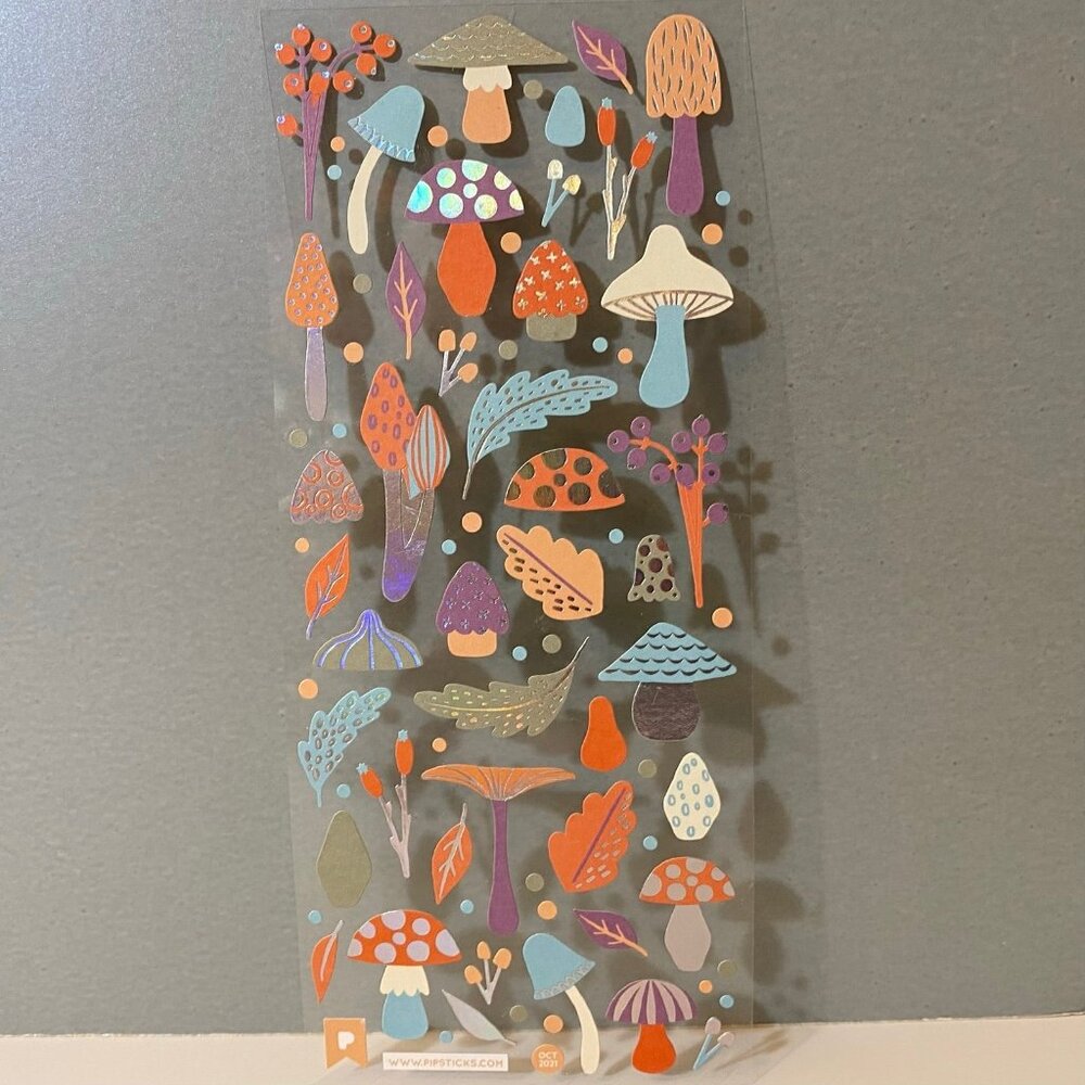 Pipsticks Mushroom Stickers